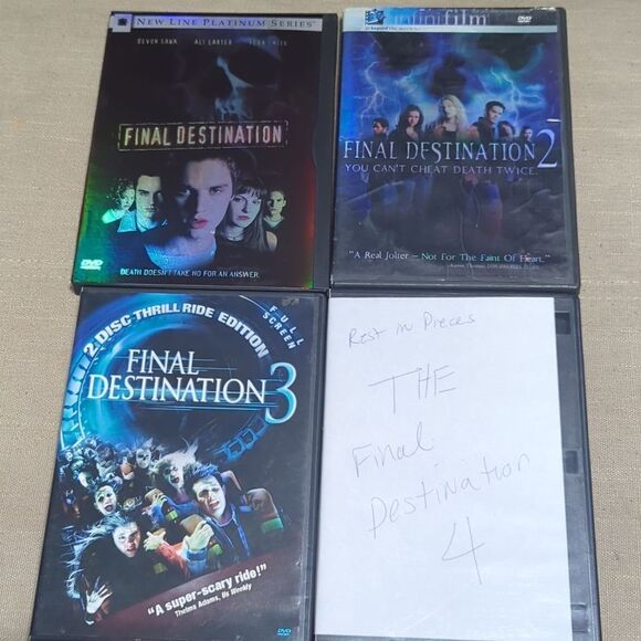 Final Destination DVD Lot 1, 2, 3, & 4 - Picture 1 of 13